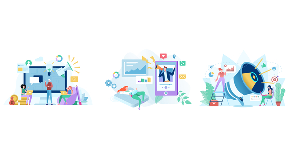 Marketing Illustration Animations