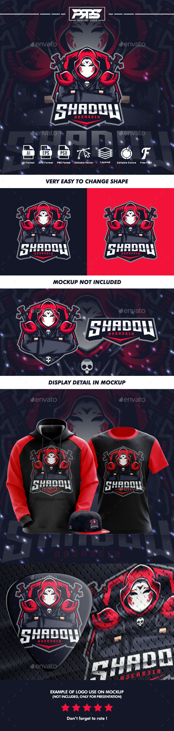 Shadow Assassin Esport Logo