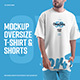 9 Mockups Oversize T-shirt