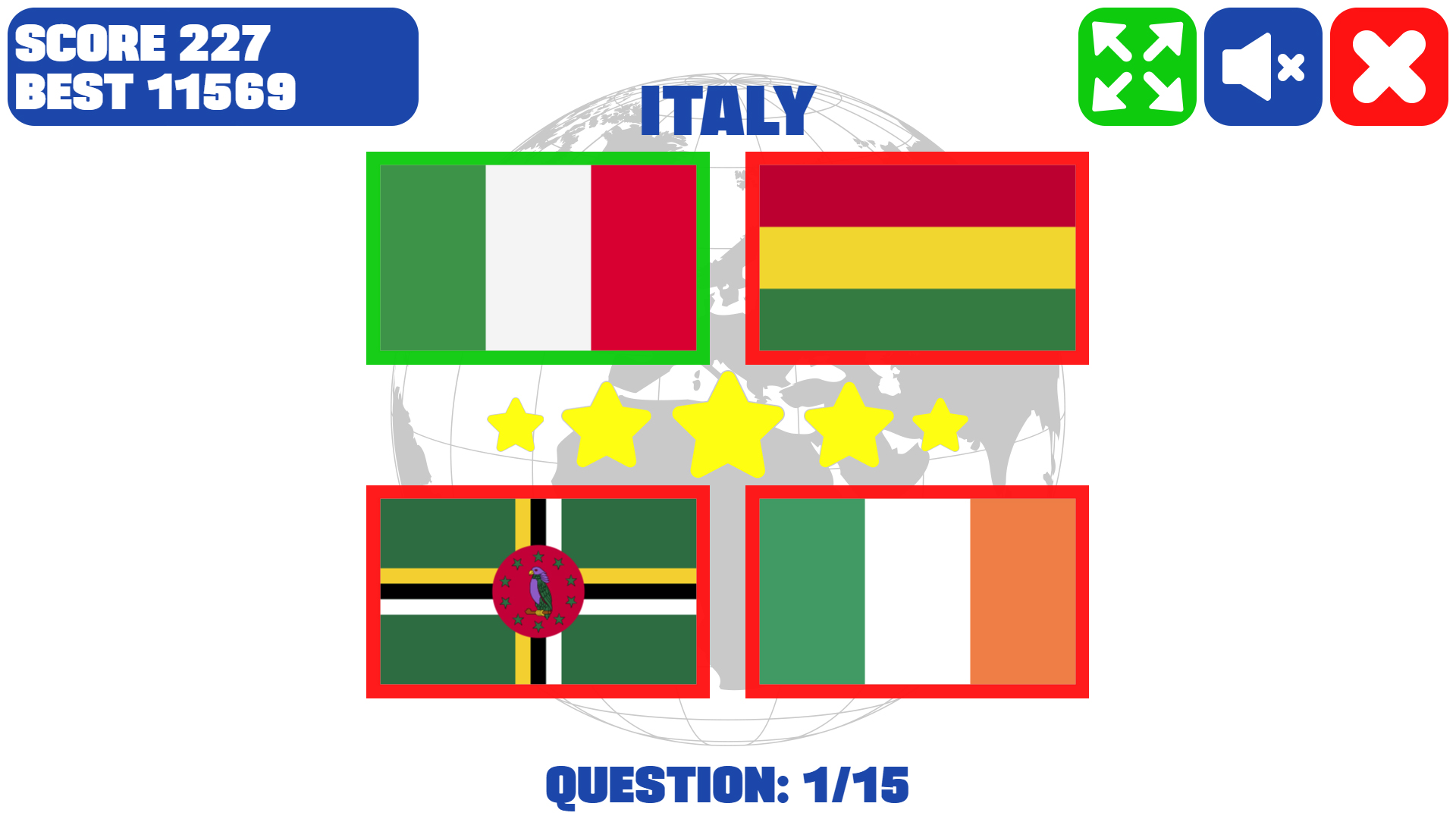 Play Flags Maniac: Test your flag knowledge