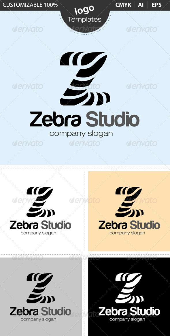 Zebra Studio - Letters Logo Templates