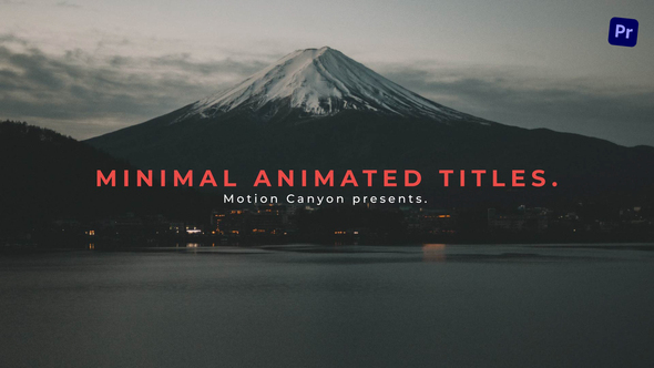 Minimal Animated Titles