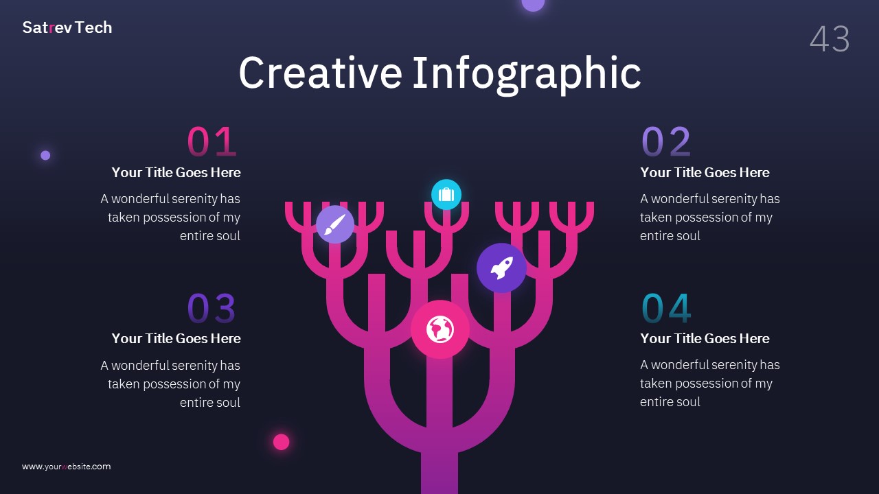 Satrev Creative Technology PowerPoint Template, Presentation Templates