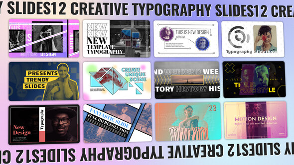 Creative Typography Slides