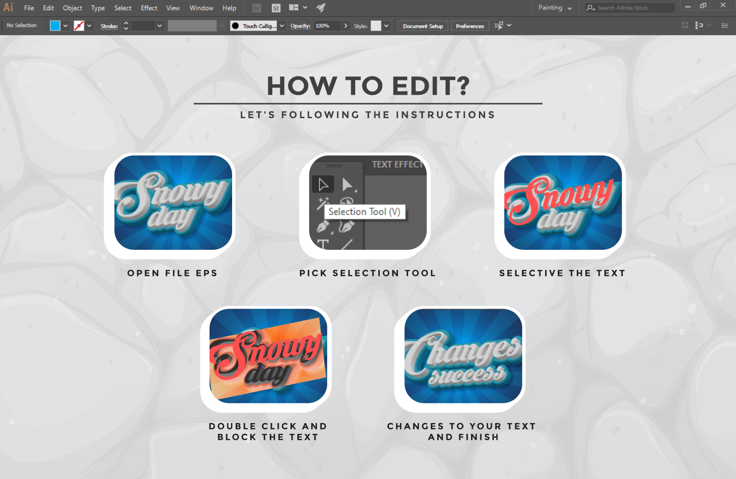 10 Set Editable Text Effect (EPS), Add-ons | GraphicRiver