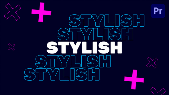 Stylish Typography Intro | Premiere Pro