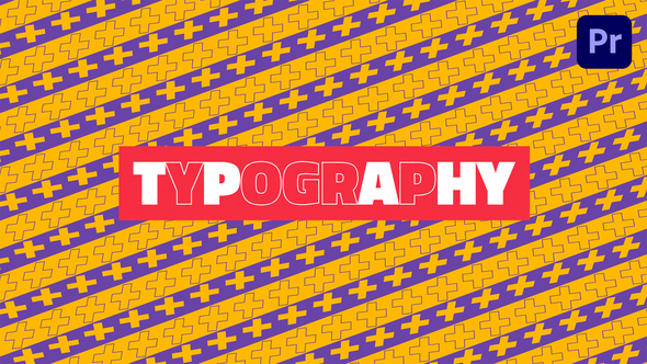 Typography Intro | Premiere Pro