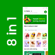 8 in 1 multi-service App UI Ecommerce, Cab Booking & Handyman App | DeliGo