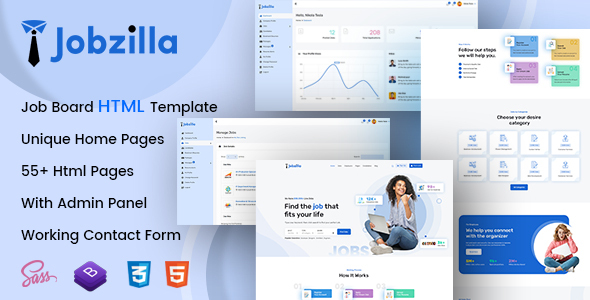 Job Board HTML Template By Thewebmax ThemeForest