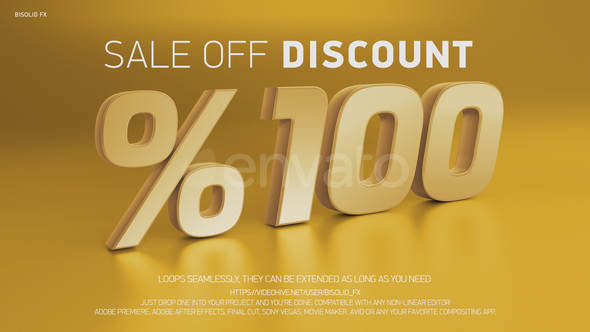 Sale Off Discount, till 100 Count Up alt
