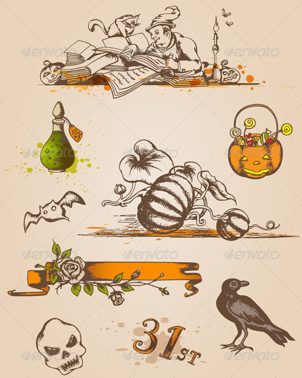 Halloween Design Elements - Halloween Seasons/Holidays