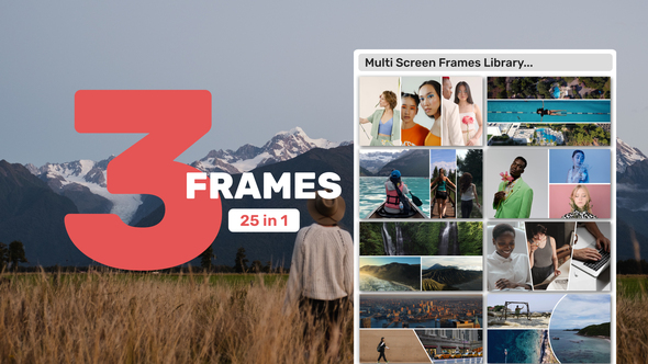 Multi Screen Frames Library - 3 Frames