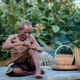 Old man are weaving basket in rural. - PhotoDune Item for Sale