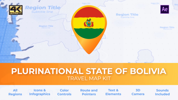 Bolivia Map - Plurinational State of Bolivia Travel Map