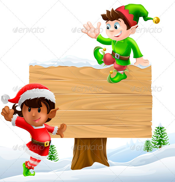 Christmas signillustration - Christmas Seasons/Holidays