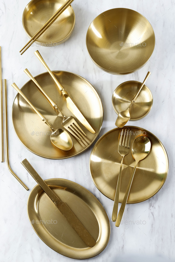 Various Gold Dish