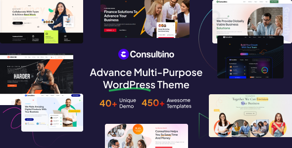 Consultino – Multipurpose WordPress Theme
