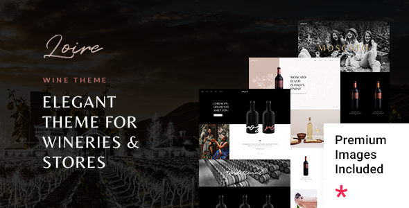 Loire – Winery and Wine Store Theme