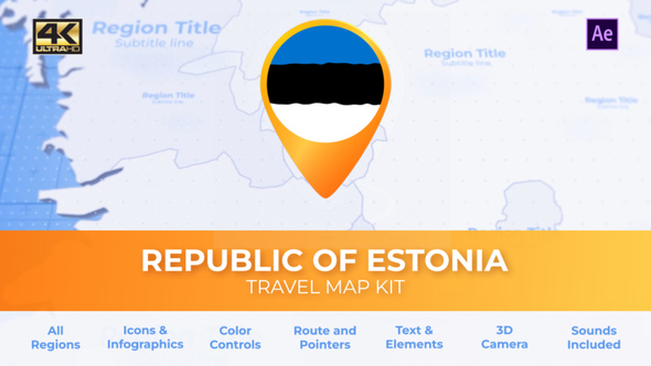 Estonia Map - Republic of Estonia Travel Map