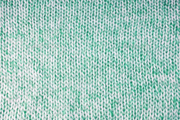 Green Wool Fabric Texture Background