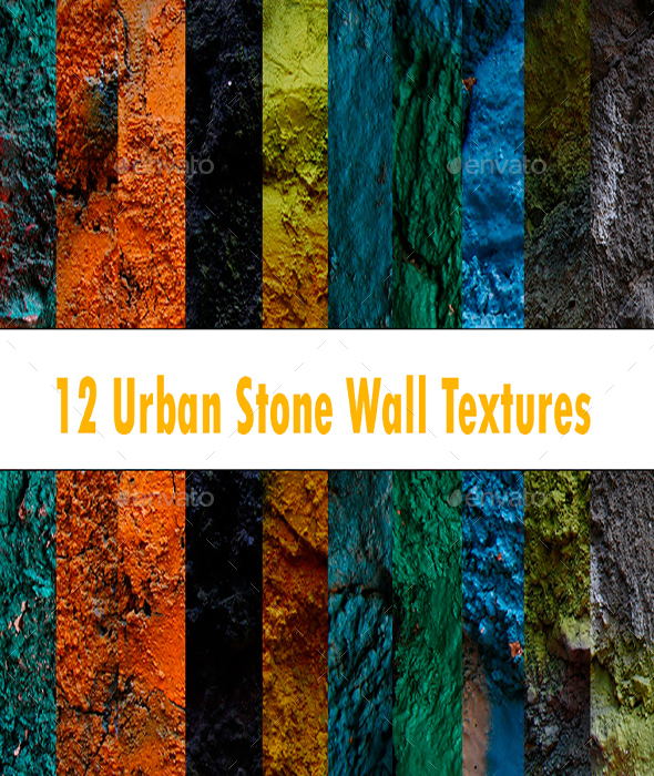 12 Urban Stone Wall Textures