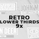 Retro Lower Thirds - VideoHive Item for Sale