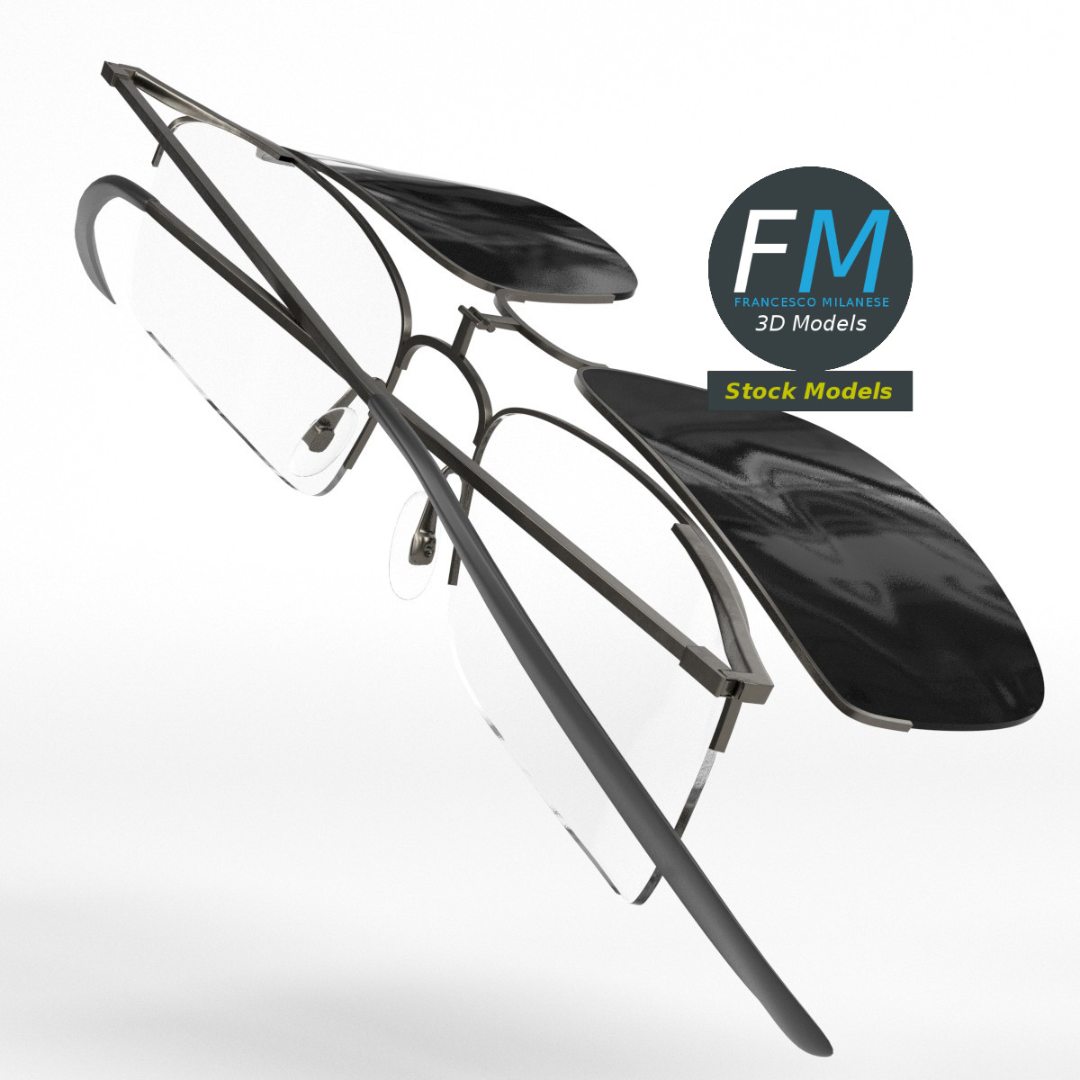 Sunglasses clipon by 3DOcean