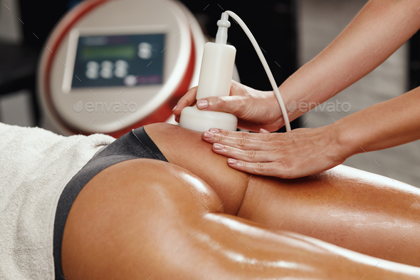 Ultrasound Cavitation Body Contouring Treatment - Stock Photo - Images