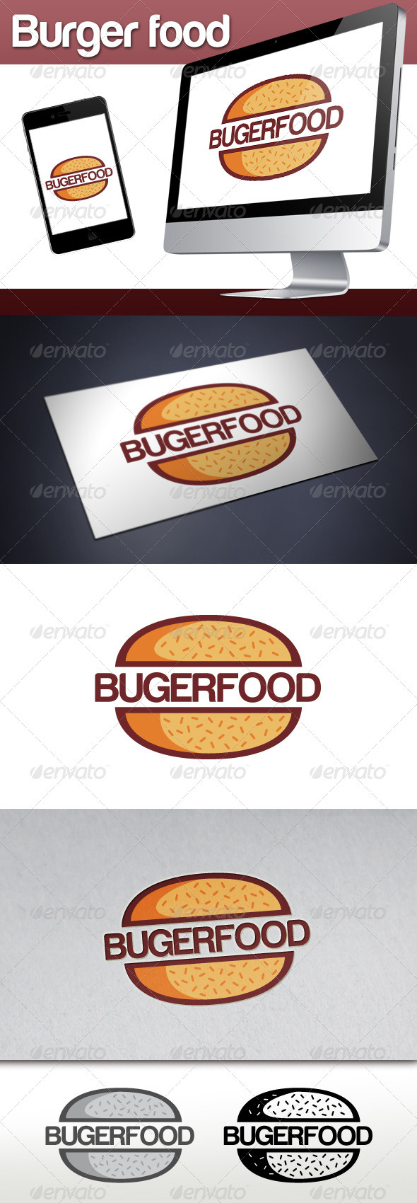 Burger Restaurant Logo - Restaurant Logo Templates