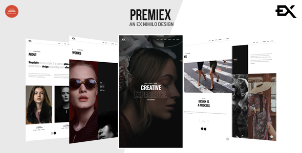 Premiex – One Page Portfolio WordPress Theme