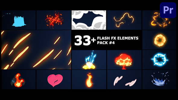 Flash FX Elements Pack 04 | Premiere Pro MOGRT