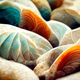 Sea shells colorful abstract background 3D illustration - PhotoDune Item for Sale