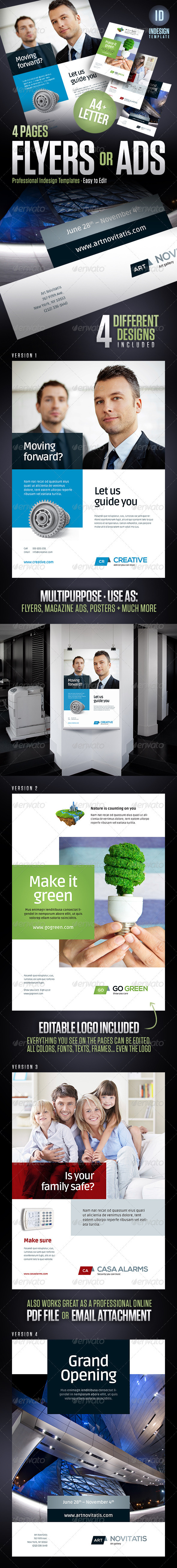 Flyers, Magazine Ads, Posters, Product Sheets - Corporate Flyers