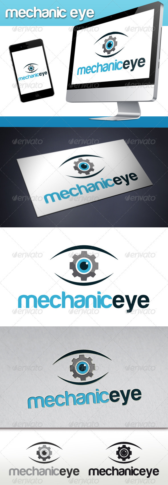Mechanic Eye Logo - Symbols Logo Templates