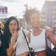 A group of multi-ethnic female friends enjoying the city tour. - PhotoDune Item for Sale