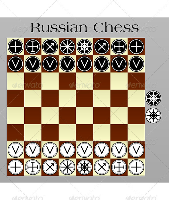 Russian Chess - Miscellaneous Vectors