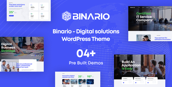 Binario - Digital Solutions WordPress Theme