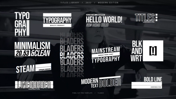 Modern Typography Titles | PP