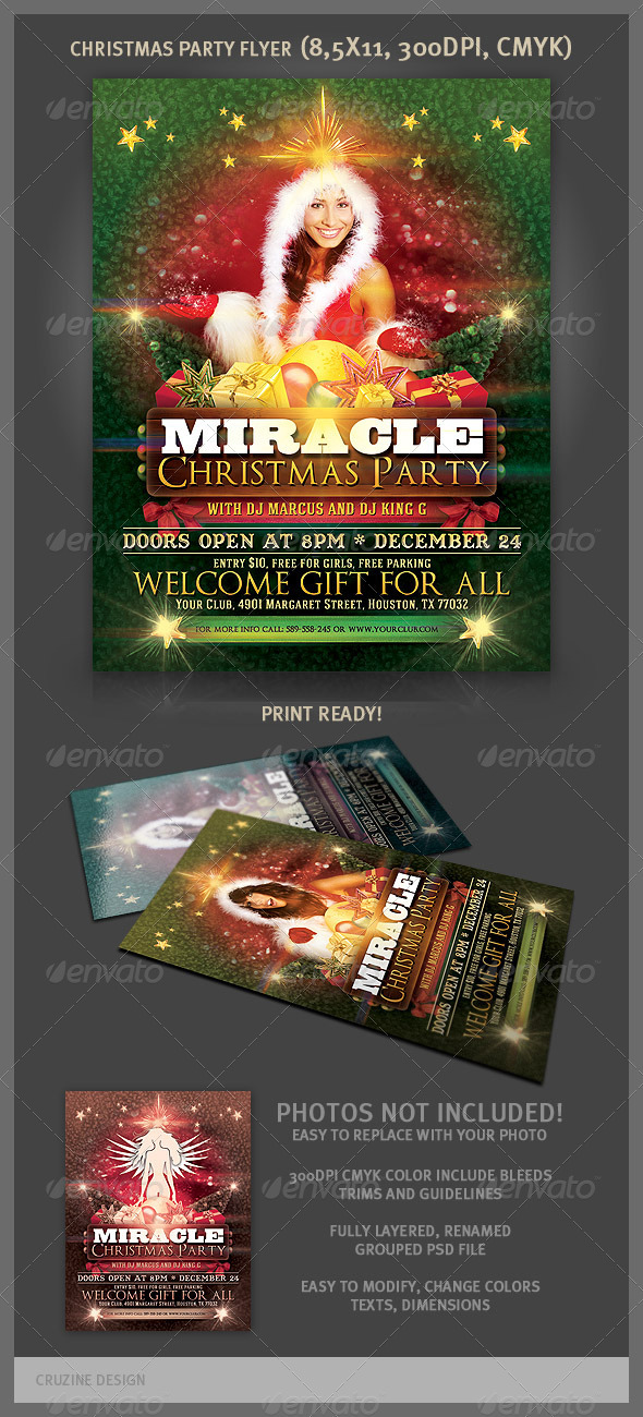 Christmas Party Flyer - Clubs & Parties Events