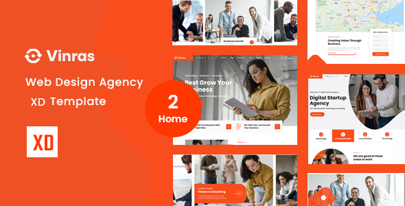 Vinras-Digital Agency XD Template