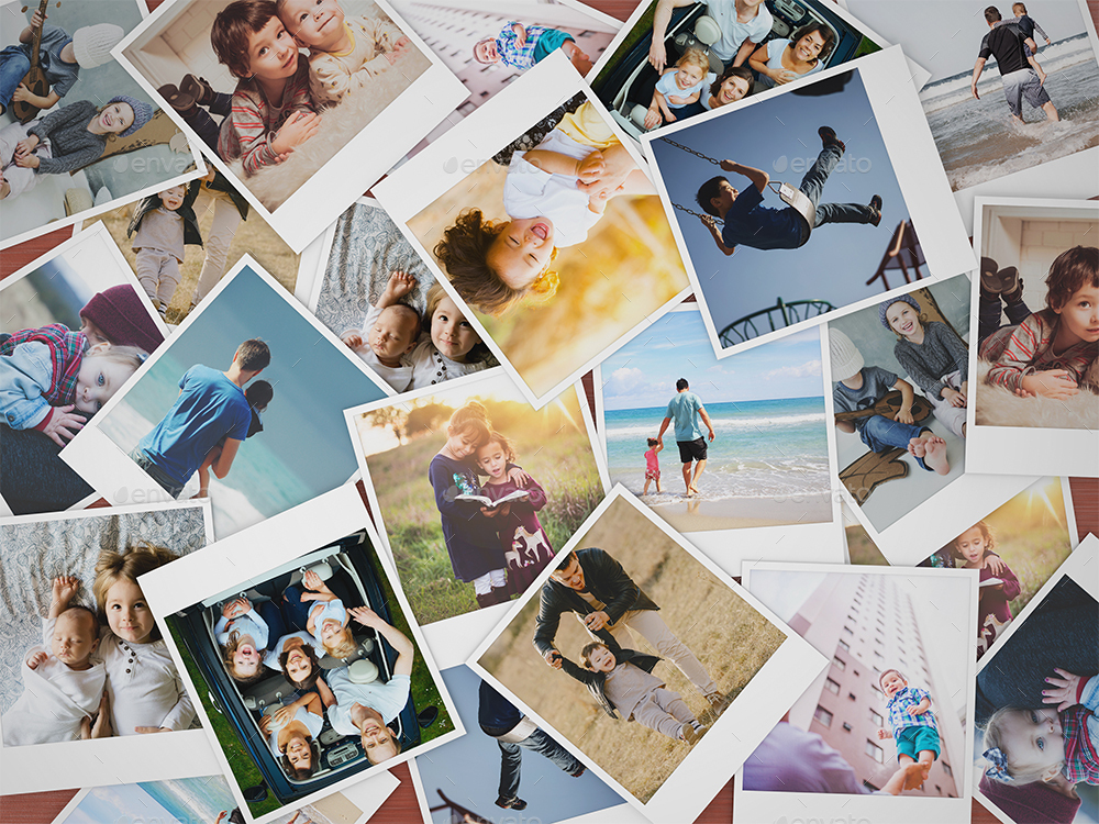 The Polaroid Photos Collage Mockup Set, Graphics | GraphicRiver