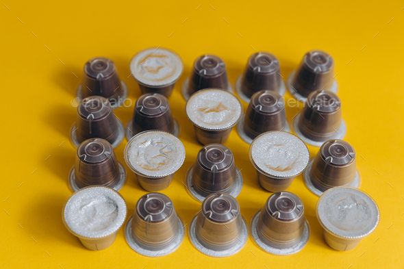 Classic coffee capsules for making fresh beverage at home