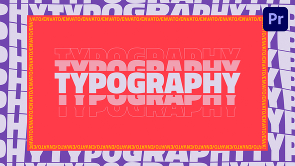 Stomp Typography Intro | Premiere Pro
