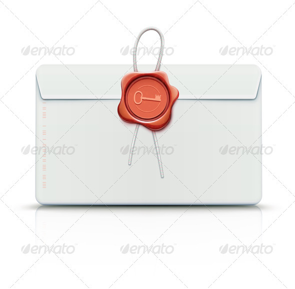 Retro envelope - Objects Vectors