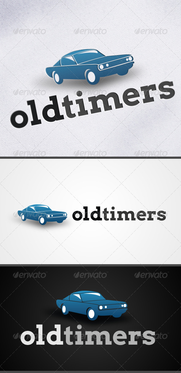 Old Timers Car Logo - Objects Logo Templates