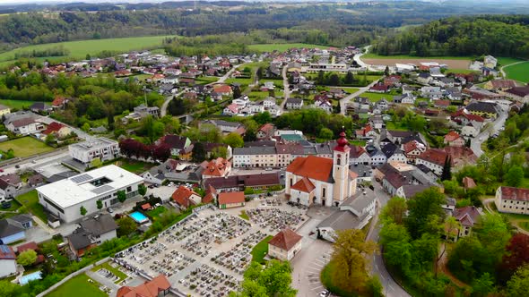 Drone Video of an Austrian Village alt