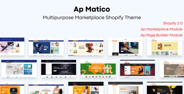 Ap Matico – Multipurpose Marketplace Shopify Theme