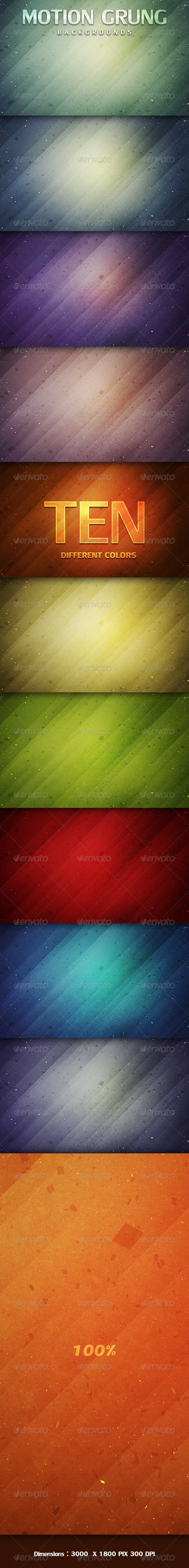 Motion Grunge Backgrounds - Abstract Backgrounds