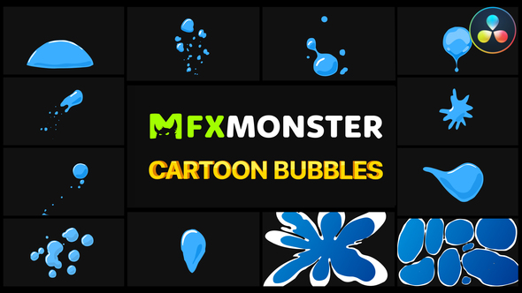 Cartoon Bubbles | DaVinci Resolve