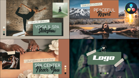 Yoga&SPA Slideshow for DaVinci Resolve
